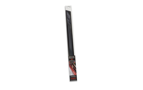 Universal Entry Mouldings 'Glossy Black' Aluminum/Black - 2-Piece - 54 x 4 cm, Image 5