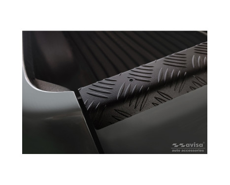 Aluminum Pickup Tailgate protective strip suitable for Volkswagen Amarok 2010 - Black, Image 3