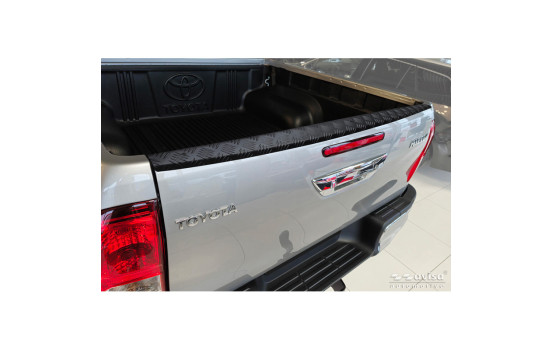 Aluminum Pickup Tailgate Trim Molding Fits Toyota Hilux VIII Facelift 2020-