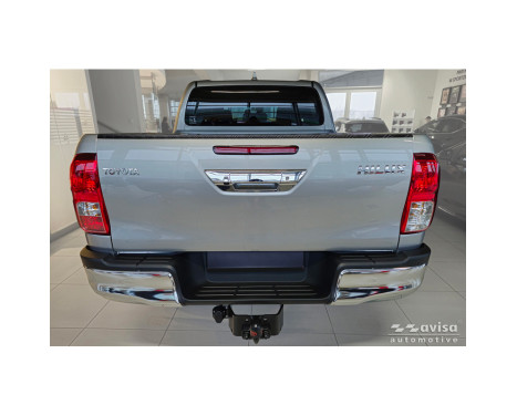 Aluminum Pickup Tailgate Trim Molding Fits Toyota Hilux VIII Facelift 2020-, Image 2