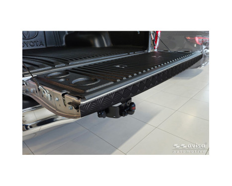 Aluminum Pickup Tailgate Trim Molding Fits Toyota Hilux VIII Facelift 2020-, Image 4