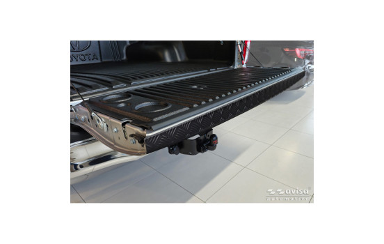 Aluminum Pickup Tailgate Trim Molding Fits Toyota Hilux VIII Facelift 2020-, Image 4