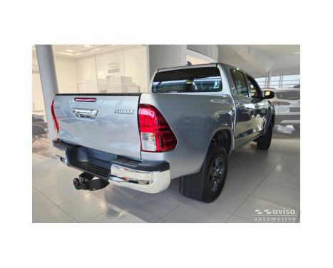 Aluminum Pickup Tailgate Trim Molding Fits Toyota Hilux VIII Facelift 2020-, Image 5