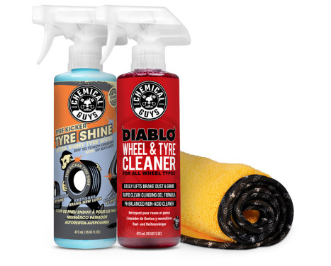 Chemical Guys Wheel & Tire Shine Starter Kit (3 products)