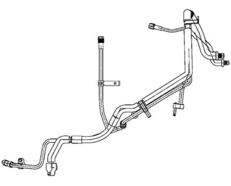 High-/Low Pressure Line, air conditioning BEHR *** PREMIUM LINE ***