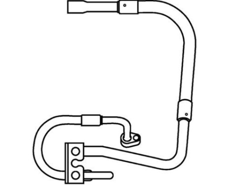 High-/Low Pressure Line, air conditioning PREMIUM LINE, Image 2