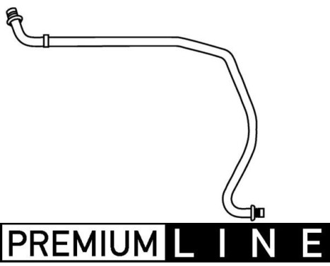 High pressure / low pressure line, air conditioning