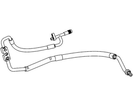 High pressure / low pressure line, air conditioning, Image 2