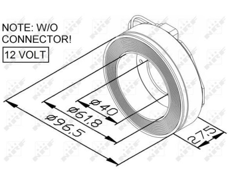 Coil, magnetic-clutch compressor, Image 5