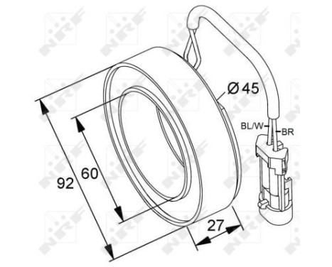 Coil, magnetic-clutch compressor, Image 5