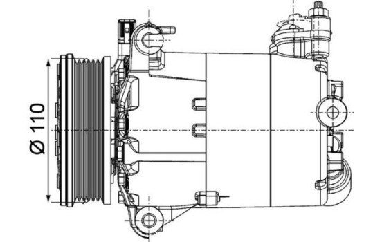 Compressor, air conditioning BEHR *** PREMIUM LINE ***