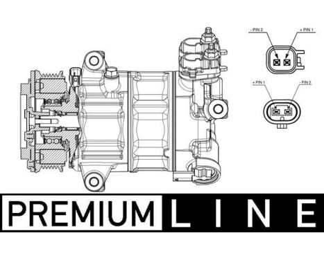 Compressor, air conditioning BEHR *** PREMIUM LINE ***