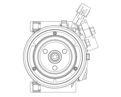 Compressor, air conditioning BEHR *** PREMIUM LINE ***, Image 3