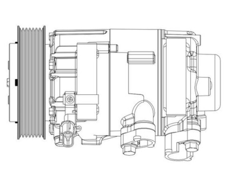 Compressor, air conditioning BEHR *** PREMIUM LINE ***, Image 6