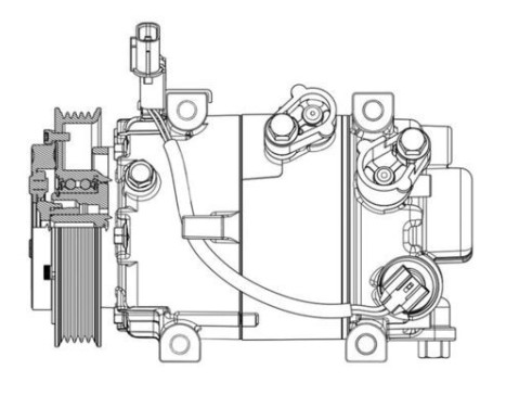 Compressor, air conditioning BEHR *** PREMIUM LINE ***, Image 4