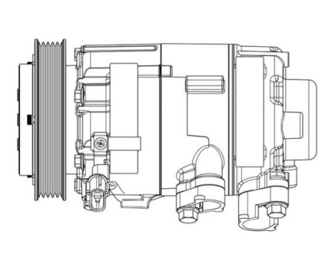 Compressor, air conditioning BEHR *** PREMIUM LINE ***, Image 6