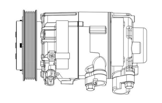 Compressor, air conditioning BEHR *** PREMIUM LINE ***, Image 6