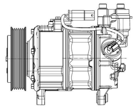Compressor, air conditioning BEHR *** PREMIUM LINE ***, Image 2