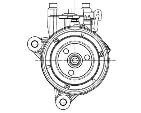 Compressor, air conditioning BEHR *** PREMIUM LINE ***, Image 3