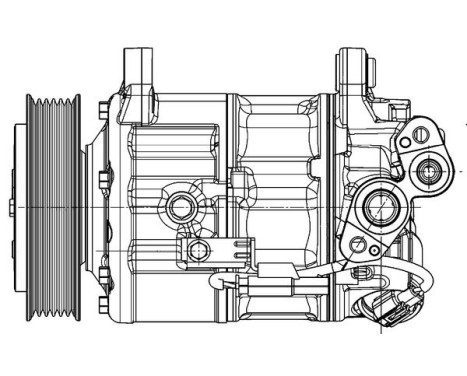 Compressor, air conditioning BEHR *** PREMIUM LINE ***, Image 4