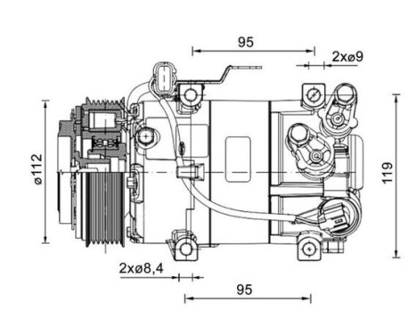 Compressor, air conditioning BEHR *** PREMIUM LINE ***