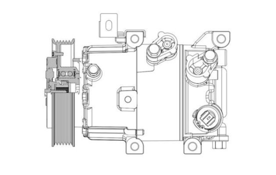 Compressor, air conditioning BEHR *** PREMIUM LINE ***, Image 5