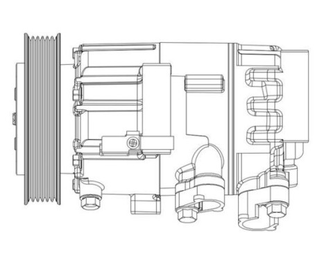 Compressor, air conditioning BEHR *** PREMIUM LINE ***, Image 7