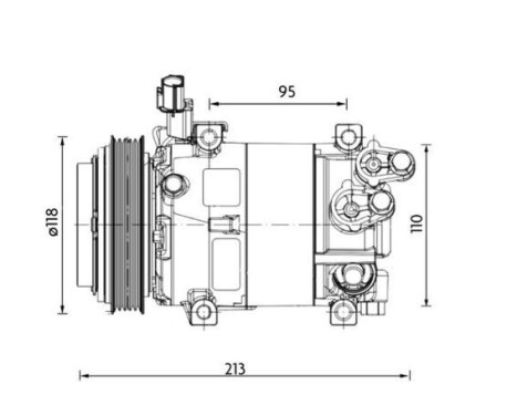 Compressor, air conditioning BEHR *** PREMIUM LINE ***