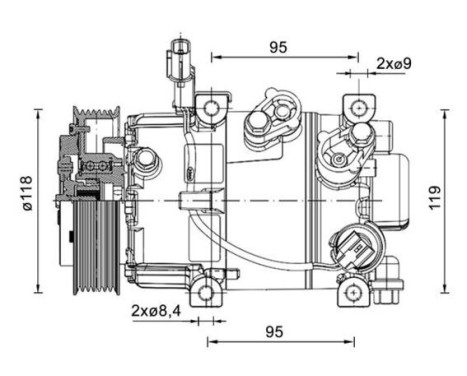 Compressor, air conditioning BEHR *** PREMIUM LINE ***