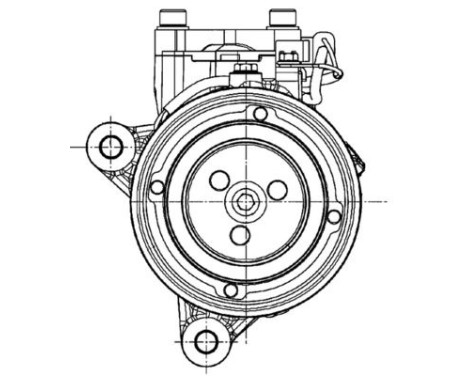 Compressor, air conditioning BEHR *** PREMIUM LINE ***, Image 3