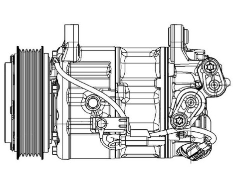 Compressor, air conditioning BEHR *** PREMIUM LINE ***, Image 5