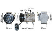 Compressor, air conditioning Captiva 2.0 VCDi 07/06-