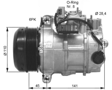 Compressor, air conditioning EASY FIT