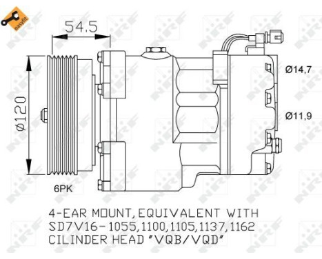 Compressor, air conditioning EASY FIT, Image 2