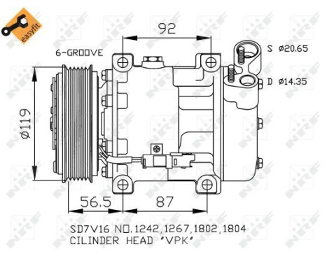 Compressor, air conditioning EASY FIT, Image 6