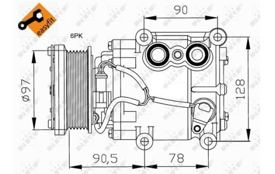 Compressor, air conditioning EASY FIT, Image 5