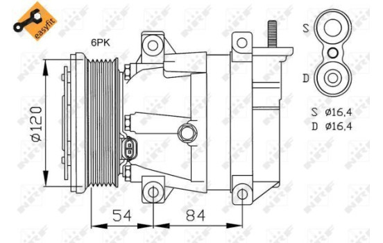 Compressor, air conditioning EASY FIT, Image 2