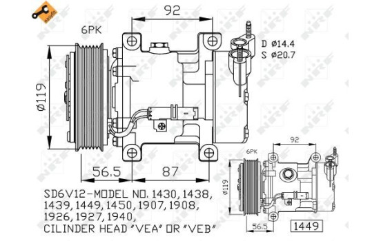 Compressor, air conditioning EASY FIT, Image 2