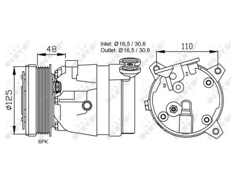 Compressor, air conditioning EASY FIT, Image 2