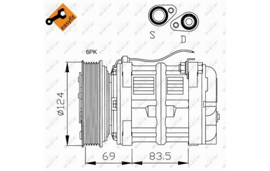 Compressor, air conditioning EASY FIT, Image 2