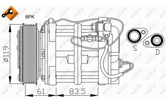 Compressor, air conditioning EASY FIT, Image 2
