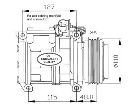 Compressor, air conditioning EASY FIT, Image 2