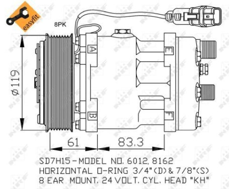 Compressor, air conditioning EASY FIT, Image 5