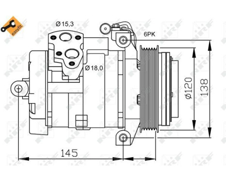 Compressor, air conditioning EASY FIT, Image 3