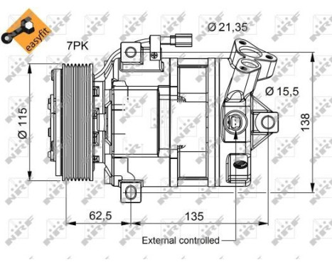 Compressor, air conditioning EASY FIT, Image 3