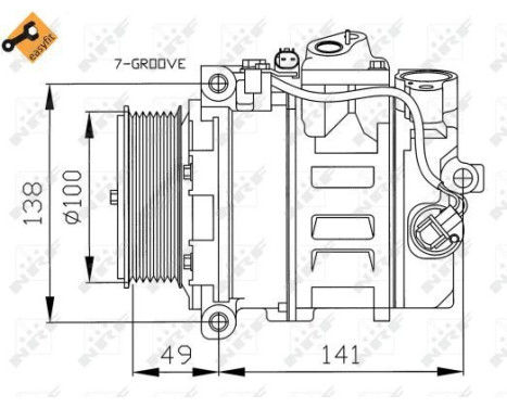 Compressor, air conditioning EASY FIT, Image 6