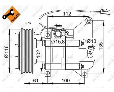 Compressor, air conditioning EASY FIT, Image 5