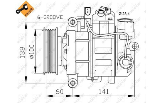 Compressor, air conditioning EASY FIT, Image 3