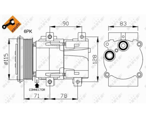 Compressor, air conditioning EASY FIT, Image 5