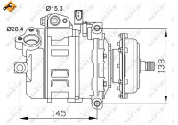 Compressor, air conditioning EASY FIT